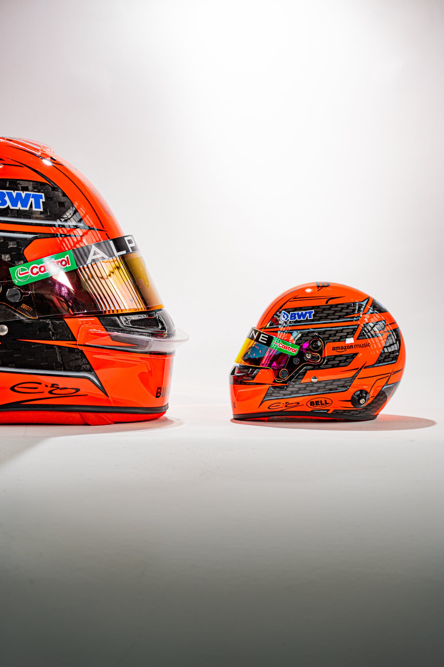 Esteban Ocon 1:2 Scale 2024 Season Mini Helmet
