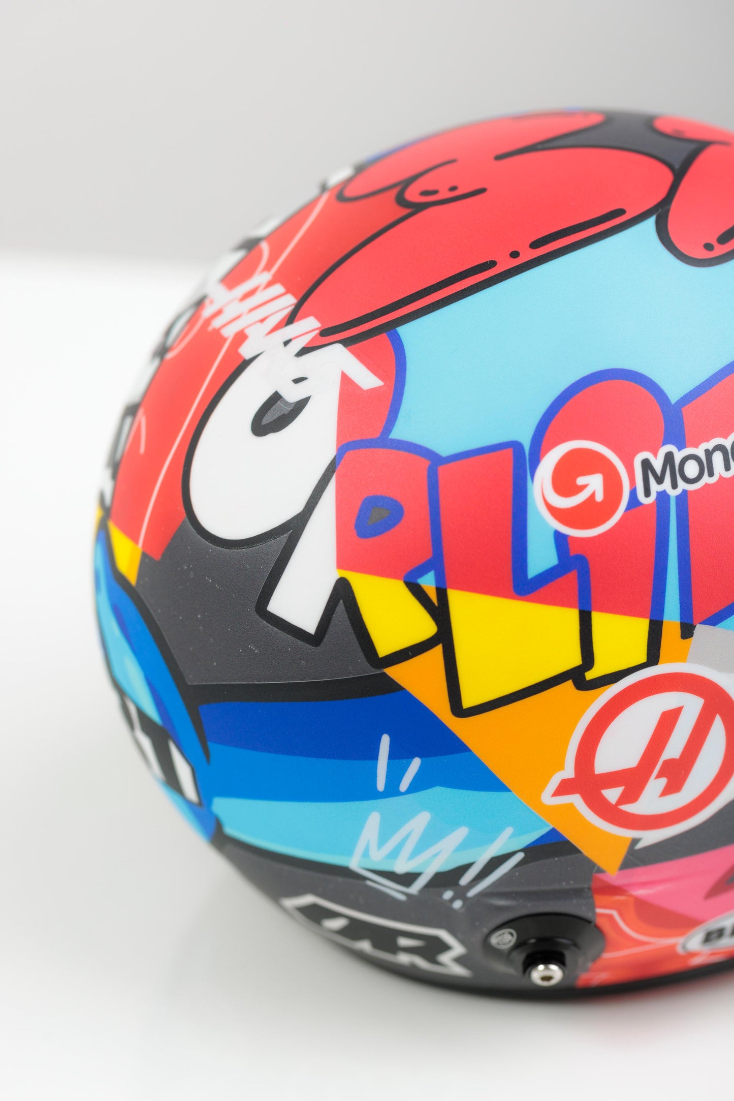 ESTEBAN OCON X RICHARD ORLINSKI 1:2 SCALE 2025 MIAMI GP MINI HELMET