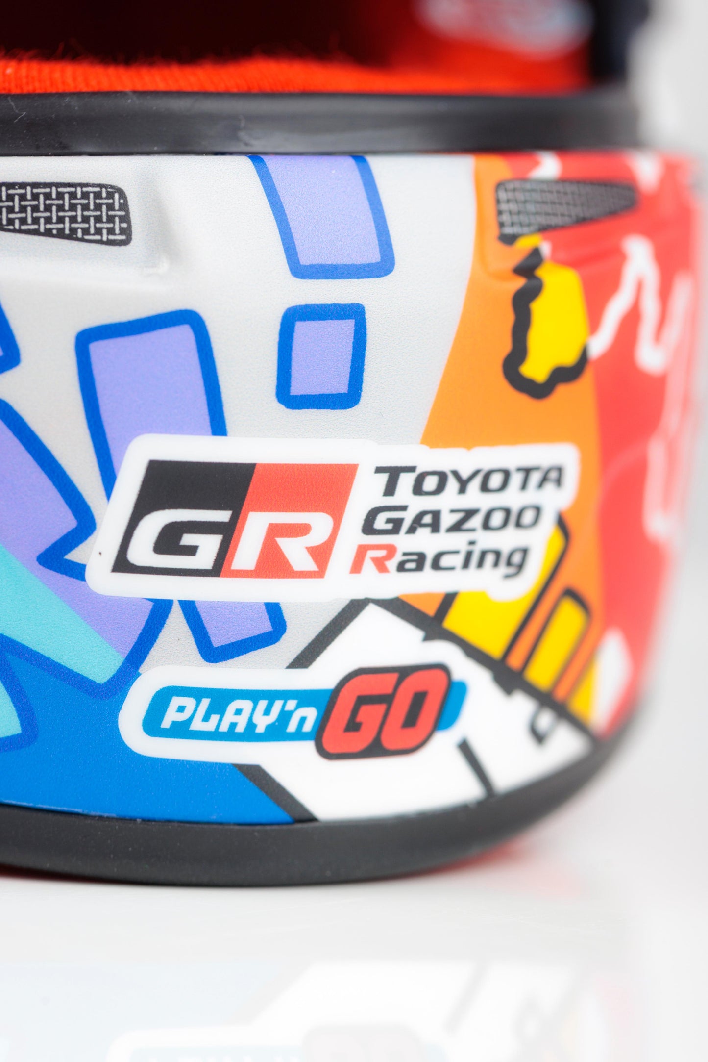 ESTEBAN OCON X RICHARD ORLINSKI 1:2 SCALE 2025 MIAMI GP MINI HELMET