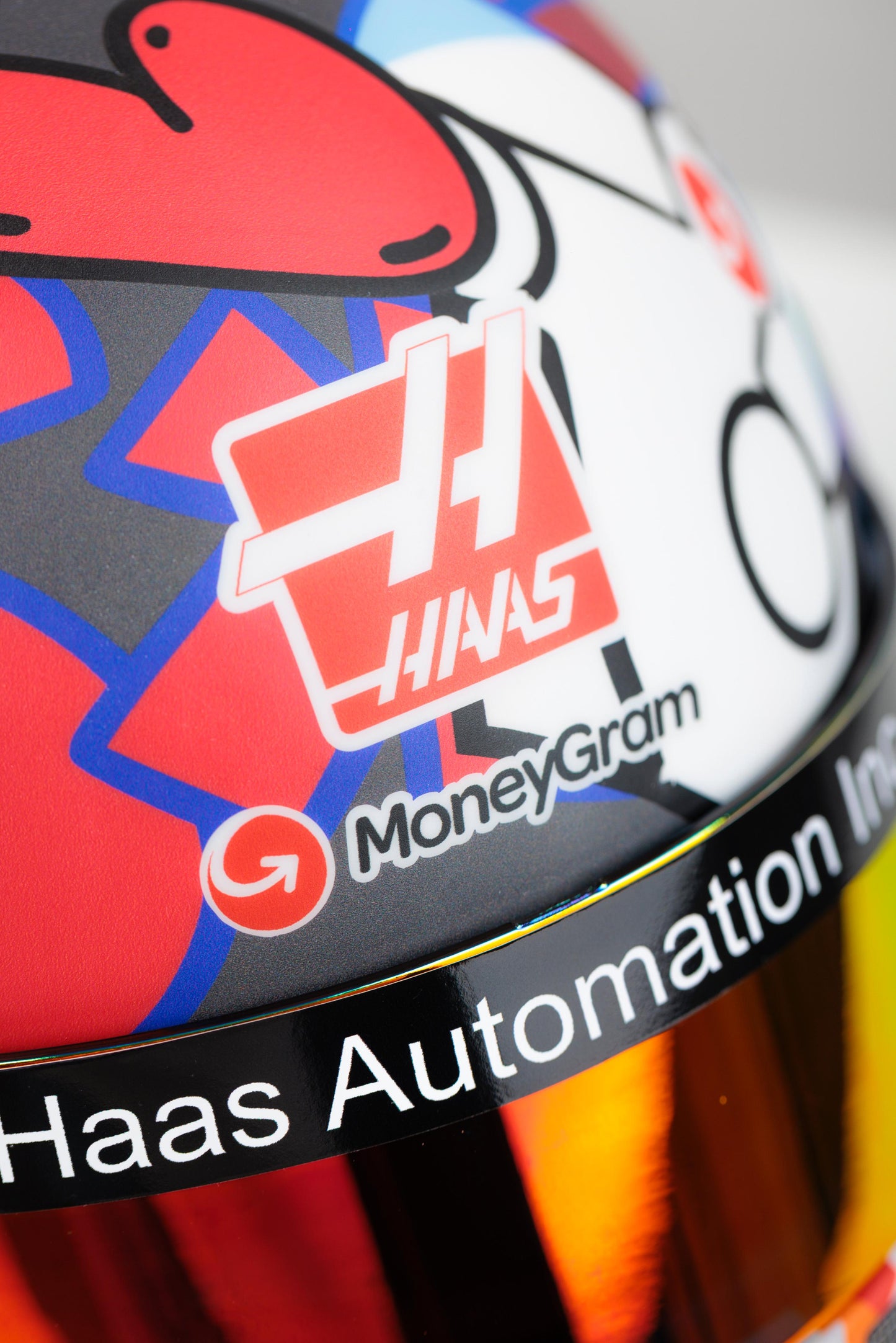 ESTEBAN OCON X RICHARD ORLINSKI 1:2 SCALE 2025 MIAMI GP MINI HELMET