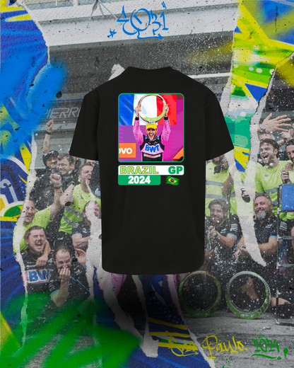 T-shirt oversize « BRAZIL GP » - Édition Podium Grand Prix de São Paulo 2024