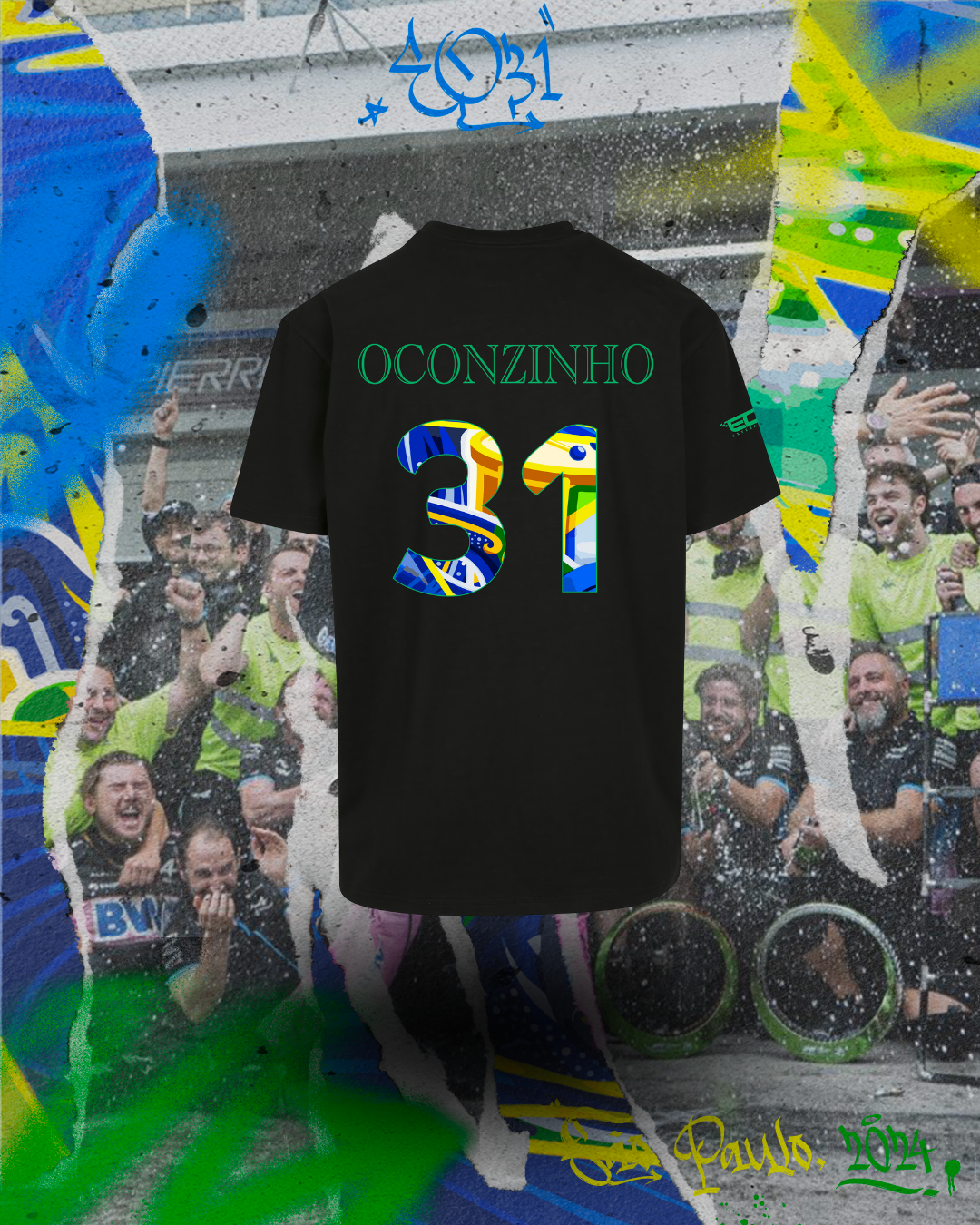 OCONZINHO Oversize Tee - 2024 São Paulo Grand Prix Podium Edition