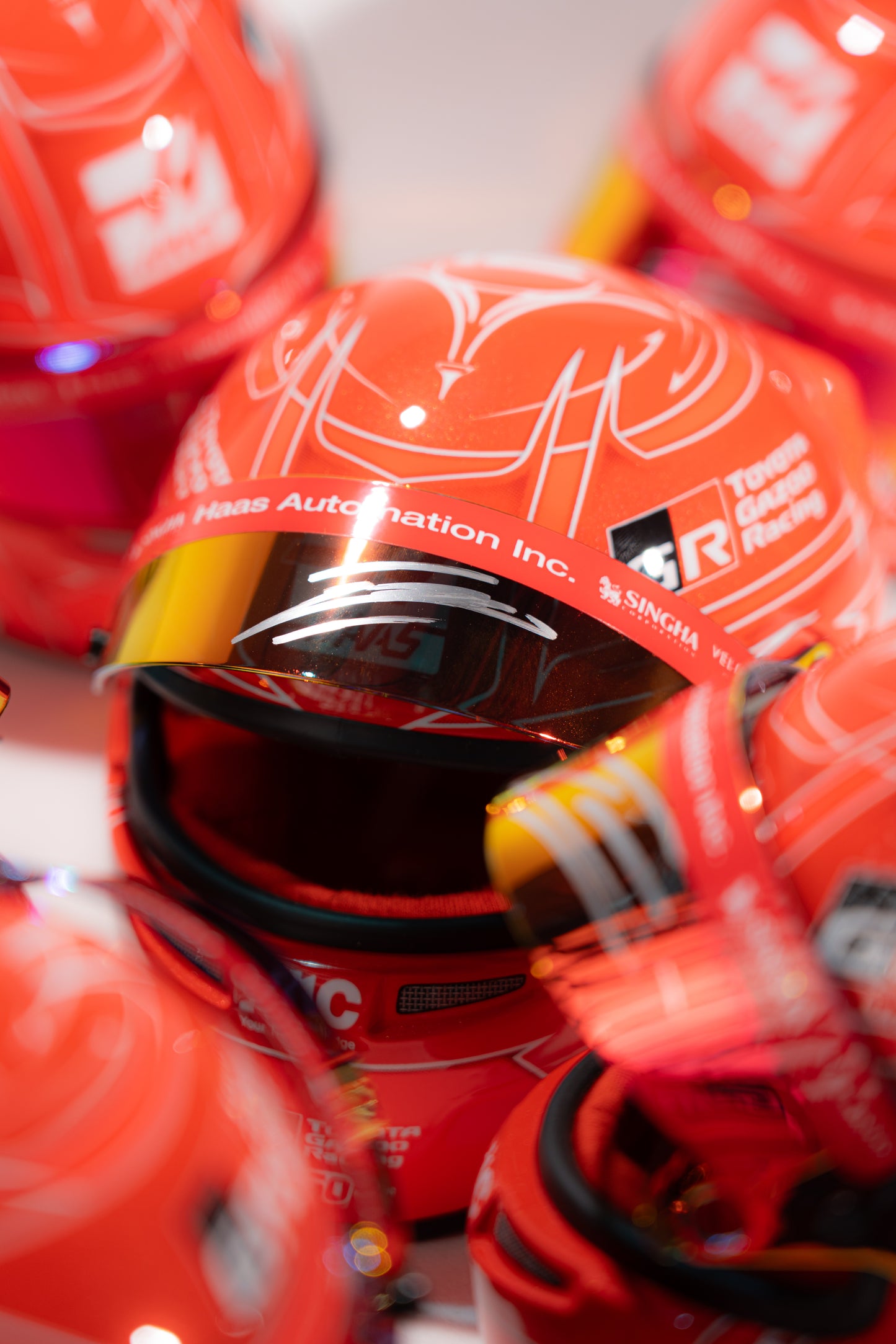Esteban Ocon 1:2 Scale 2026 Season Mini Helmet - AUTOGRAPHED EDITION