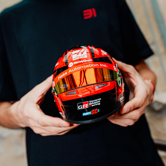 PREORDER - Esteban Ocon 1:2 Scale 2025 Season Mini Helmet