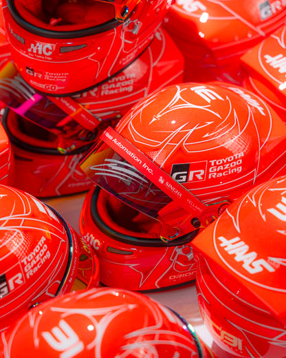 Esteban Ocon 1:2 Scale 2026 Season Mini Helmet - AUTOGRAPHED EDITION