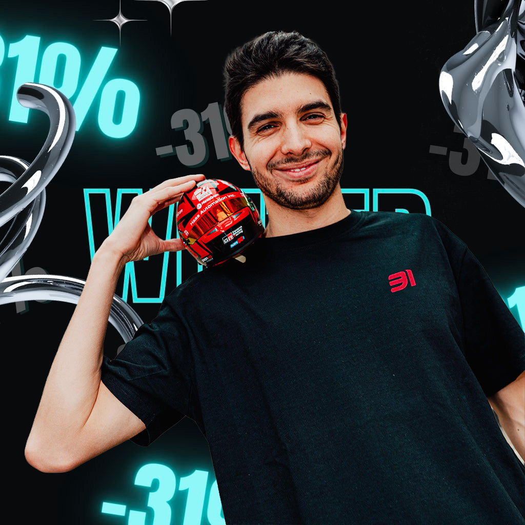 Esteban Ocon 1:2 Scale 2025 Season Mini Helmet